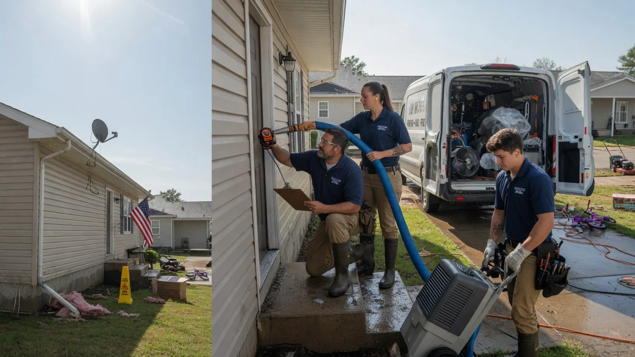 Ceiling Water Damage Restoration in Etna, OH near me